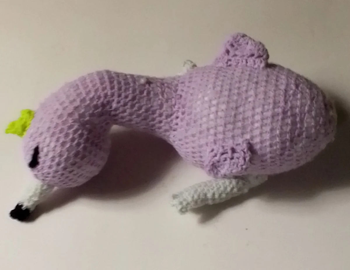 Handmade piece from the Knittedcuties workshop